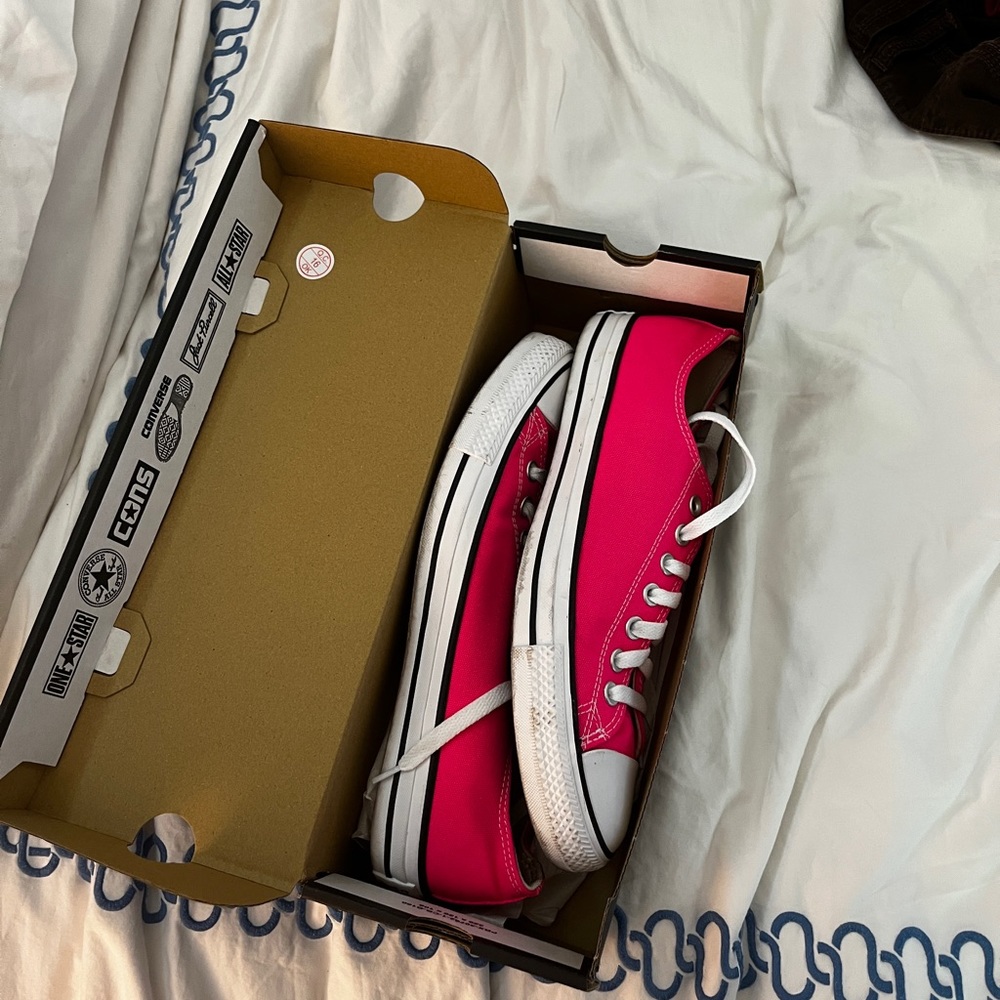 Bright Pink Converse